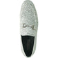"Bravo" Silver Glitter Tuxedo & Prom Shoes-5