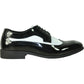 "Telford" Black and White Vangelo Tuxedo Shoes-3