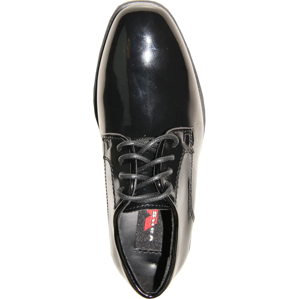 VANGELO Boy TUX-12KID Dress Shoe Formal Tuxedo for Prom & Wedding Black Patent-5