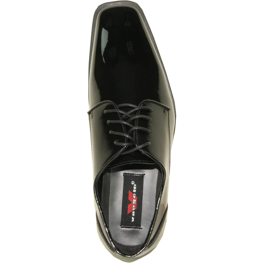"Matteo" Black Vangelo Tuxedo Shoes-5