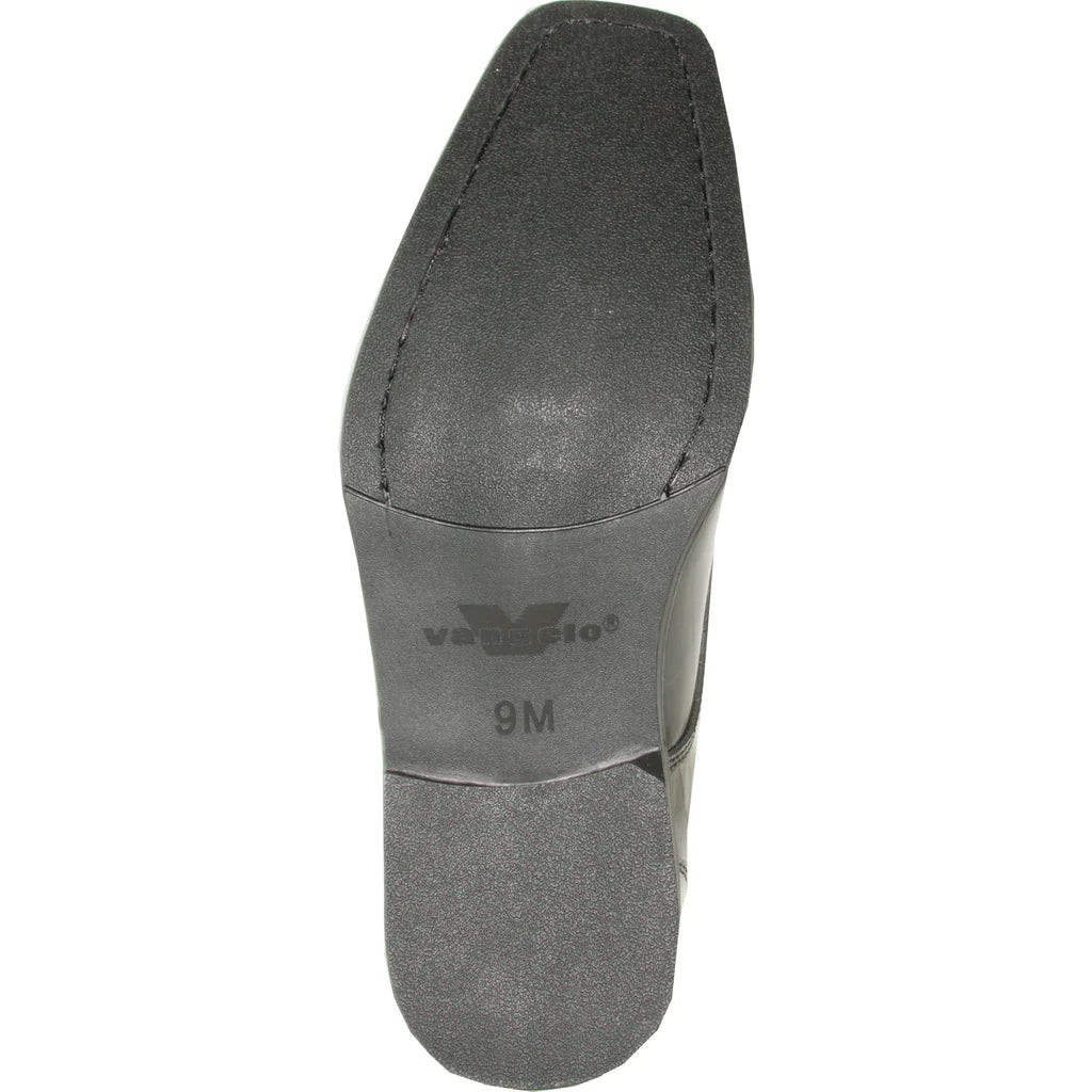 "Matteo" Black Vangelo Tuxedo Shoes-6