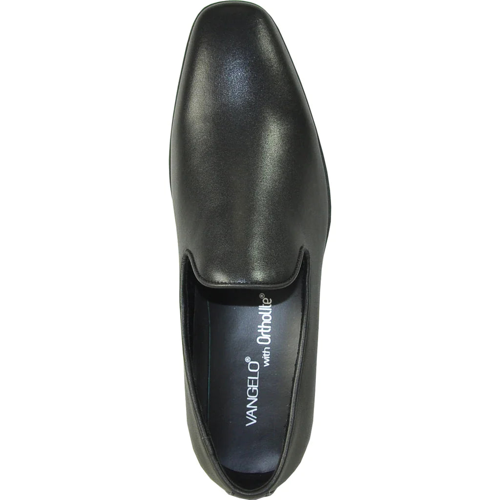 "Galileo" Black Matte Tuxedo Shoes-5