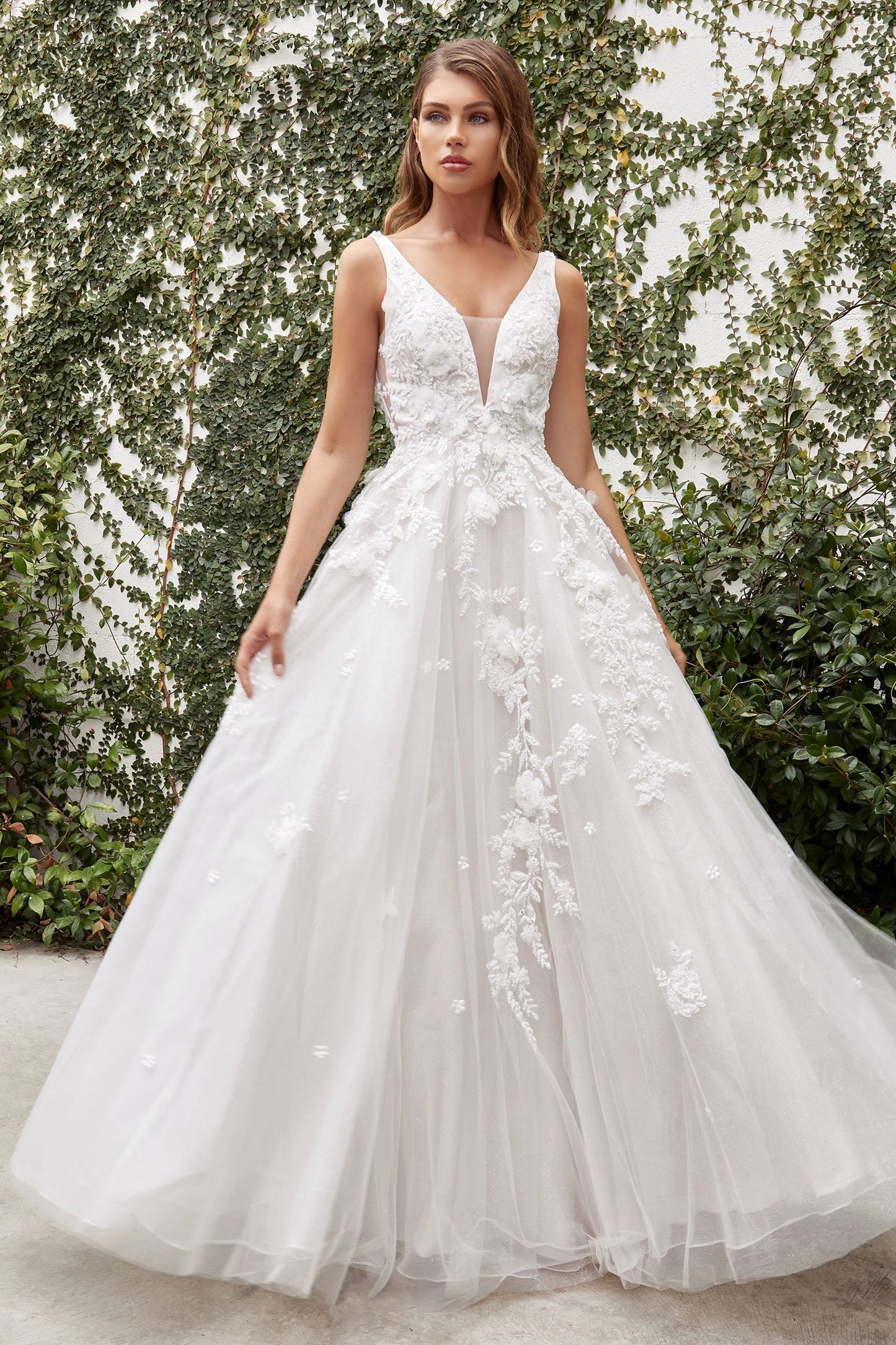 Gardenia Lace Wedding Ball Gown-0