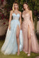 Leila Vintage Retro Cute Romantic Formal Gala One Shoulder Embellished Gala Bodice Prom & Bridesmaid Dress CDA1053-7