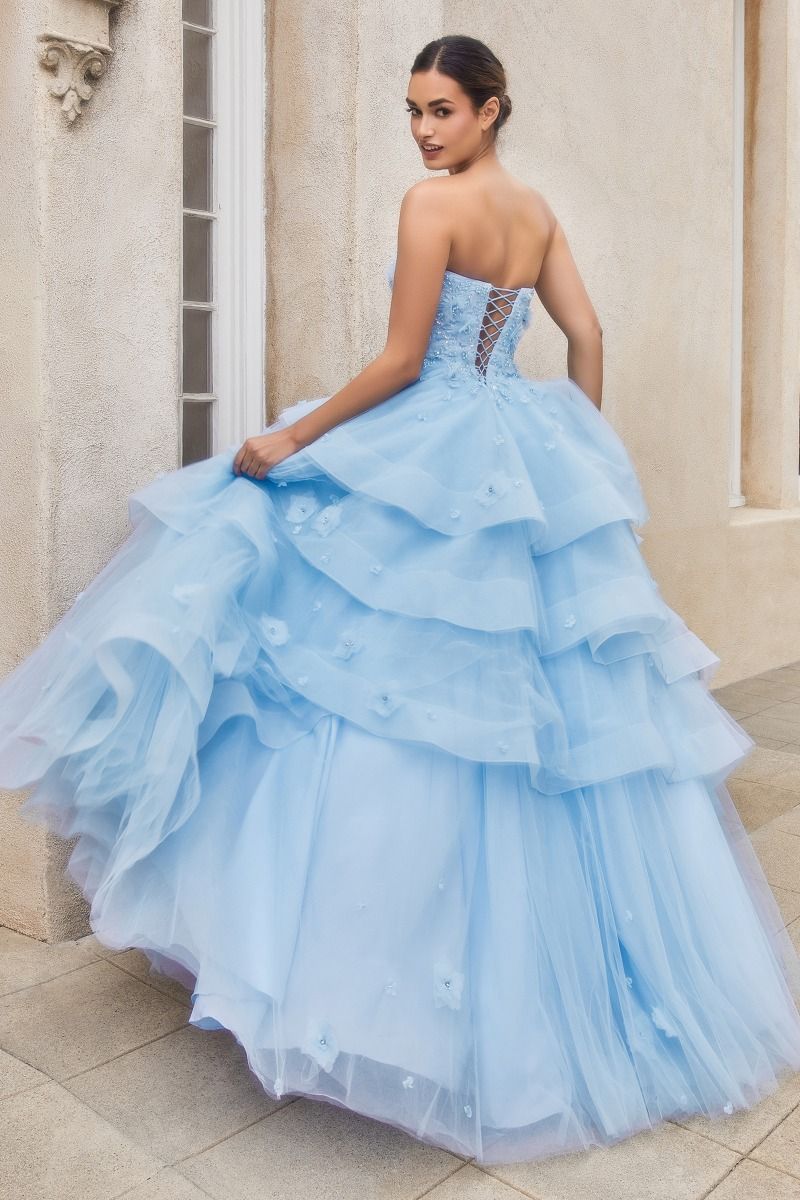 Peony Petal Couture Layered Ball Gown-1