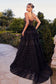 RUFFLED TULLE BALL GOWN CDA1335-1