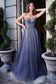 Smoky Blue Ball Gown-1