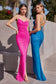 Ruched Fitted Gown-0