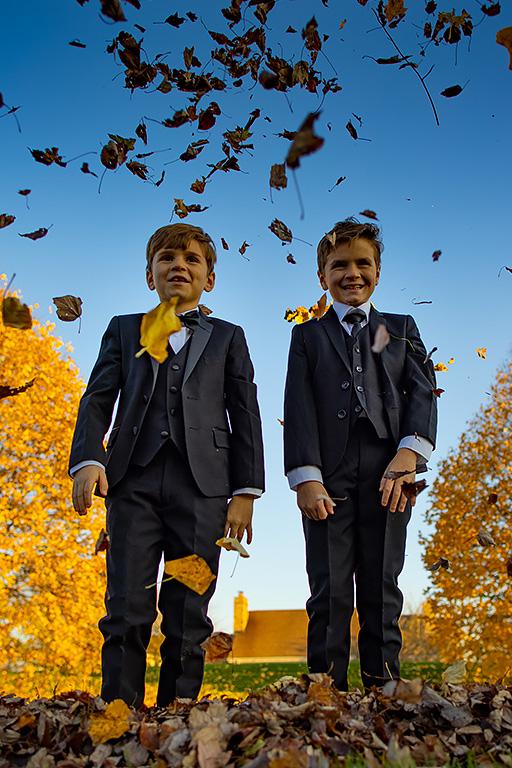 "Max" Kids Black 5-Piece Tuxedo Notch-5