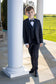 "Max" Kids Black 5-Piece Tuxedo Notch-0