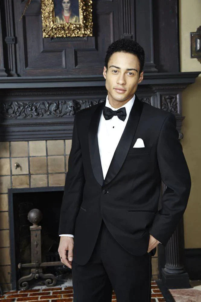 "London" Black Tuxedo Jacket-0