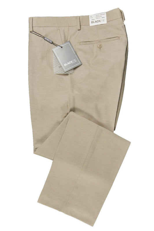 "Bradley" Tan Luxury Wool Blend Suit Pants-0
