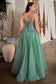 Lace A-Line Tulle Gown-5