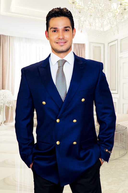 "Cambridge" Cobalt Blue Blazer Jacket-0