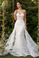 Fitted Overskirt Bridal Gown-5