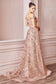 A-Line Embellished Print Dress-2