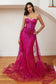 Strapless Lace Fitted Sweetheart Sequin Bodice Gala Sensual Luxe Hollywood Prom & Bridesmaid Dress CDCB095-2