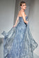 Strapless Lace Fitted Gown With Over Skirt-8