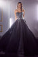 Strapless Ball Gown With Jewel Accents-2