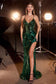 Iridescent Sheer Side Slit Open Back Lonng Evening Dress CDCC2292-3