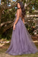 A-Line Layered Tulle Gown-7