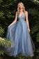 A-Line Layered Tulle Gown-6