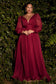 Long Sleeve Chiffon Dress-13