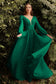 Long Sleeve Chiffon Dress-5