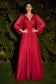 Long Sleeve Chiffon Dress-7
