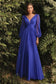 Long Sleeve Chiffon Dress-11