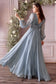 Long Sleeve Chiffon Dress-12