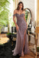 Off The Shoulder Sequin Gown-5