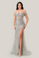 Off The Shoulder Sequin Sheer Structured Corset Gala Night Luxury Prom Bridesmaid Formal Dress CDCD0203-6