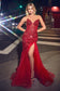 Strapless Beaded Mermaid Dress-7