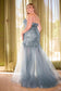 Strapless Beaded Mermaid Dress-6