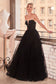 Strapless Sequin & Tulle A-Line Dress-8