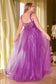 Strapless A-Line Embellished Gown-7
