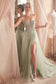 STRAPLESS LAYERED TULLE BALL GOWN CDCD0230-0