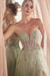 STRAPLESS LAYERED TULLE BALL GOWN CDCD0230-1