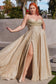 Glitter Shimmering Luxe Prom & Ball gown Spaghetti Strap Cowl Neck Formal Gown Sensual Shimmer Formal Cute Bridesmaid Dress CDCD252C-2