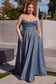 Glitter Shimmering Luxe Prom & Ball gown Spaghetti Strap Cowl Neck Formal Gown Sensual Shimmer Formal Cute Bridesmaid Dress CDCD252C-0