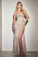 Glitter Corset Cowl Gown-3