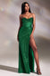 Glitter Wrap Effect Cowl Neck Sensual Bodice Mermaid Classic Silhouette Ruched Elegant Top Prom & Bridesmaid Dress CDCD254-4