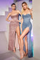 Glitter Corset Cowl Gown-12