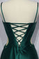 Strapless Satin Corset Sexy Wrap Effect Ruched Laced Bodice Sexy High Leg Slit Prom & Bridesmaid Dress CDCD273-2