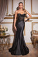 Satin Corset Mermaid Gown-7