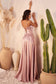 A-Line Satin Bustier Dress-9