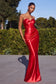 STRAPLESS LUXE SATIN FITTED GOWN CDCD338-6