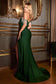 Stretch Satin Off The Shoulder Dress-4