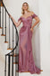 Strapless Off The shoulder Wrap Bodice Luxury Glitter Sequin Prom & Bridesmaid Dress CDCD878-1